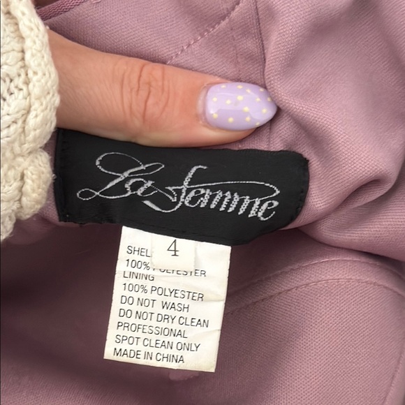 La femme dusty rose pink elegant ruched body maxi dress gown - Picture 8 of 10